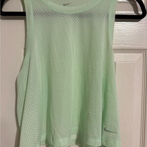 light green Nike AeroSwift Dri-FIT ADV running tank size large NWT